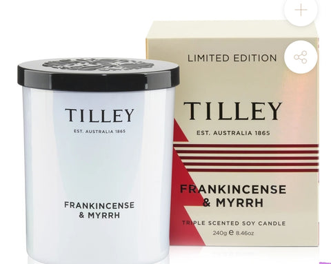 Tilley candle Frankincense & Myrrh 240 grams 45 hours burning