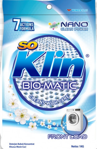 So Klin BIO - MATIC FRONT LOADER POWDER Detergent 1 kg