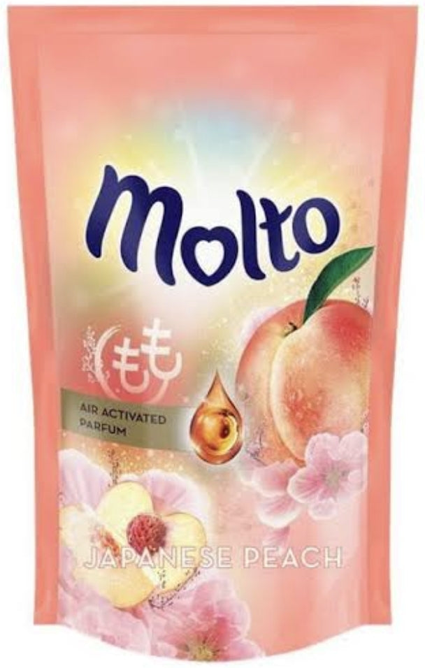 BULK BUY Molto JAPANESE PEACH softener 720ml buy 10 receive 11