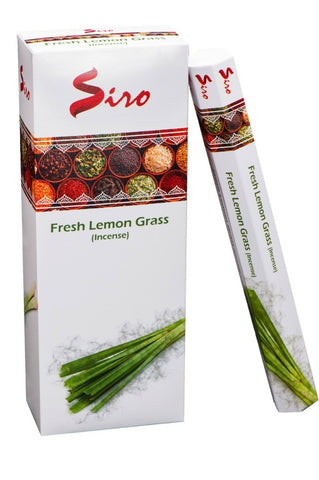 Incense Siro Brand Incense Sticks Fresh Lemongrass 20 sticks per pack Hexagonal