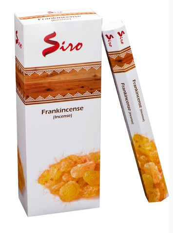 Incense Siro Brand Incense Sticks  Frankincense 6 PACKS X 20 sticks per pack Hexagonal