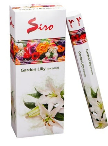 Incense Siro Brand Incense Sticks Fresh Garden lily 20 sticks per pack Hexagonal