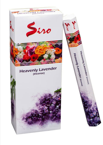 Incense Siro Brand Incense Sticks Heavenly Lavender 20 sticks per pack Hexagonal