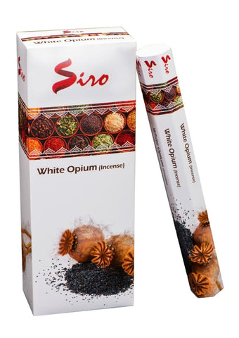 Incense Siro Brand Incense Sticks White Opium 20 sticks per pack Hexagonal