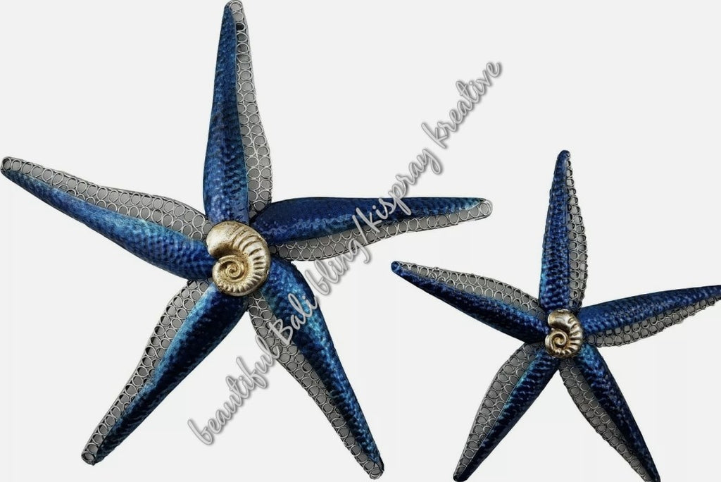 Wall art Starfish pair welcome measuring APPROX 55 cm x 30 cm