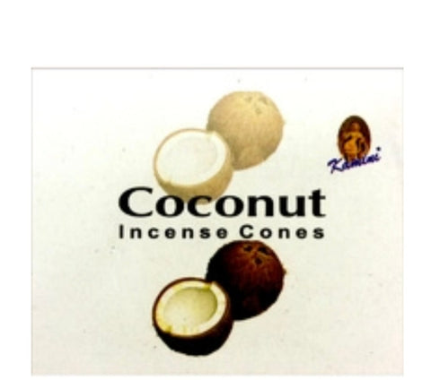 Incense Kamini Brand Incense CONES Coconut  10 cones per pack