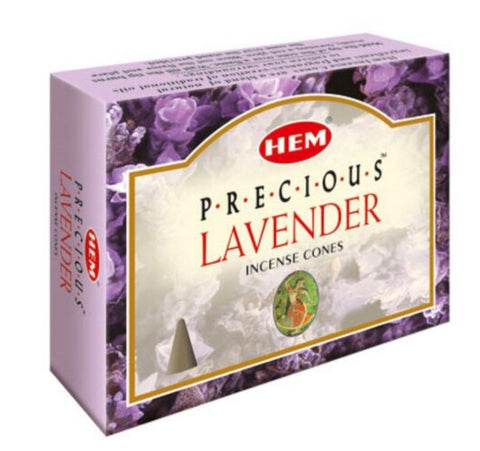 Incense Hem Brand Incense CONES Lavender 10 cones per pack