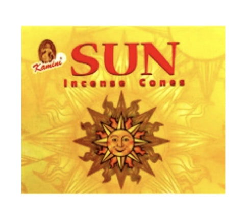 Incense Kamini Brand Incense CONES Sun 10 cones per pack