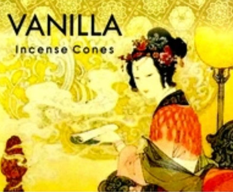 Incense Kamini Brand Vanilla Incense CONES 10 cones per pack (#T)