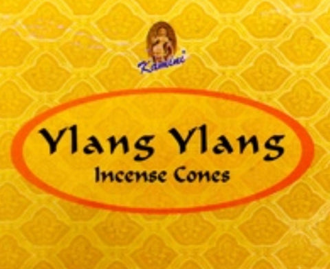 Incense Kamini Brand Ylang Ylang Incense CONES 10 cones per pack (#T)
