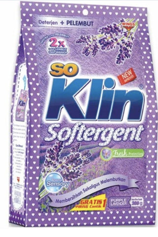 BULK BUY So Klin PURPLE LAVENDER POWDER Detergent  6x 50 g buy 10 receive 11 (#26)