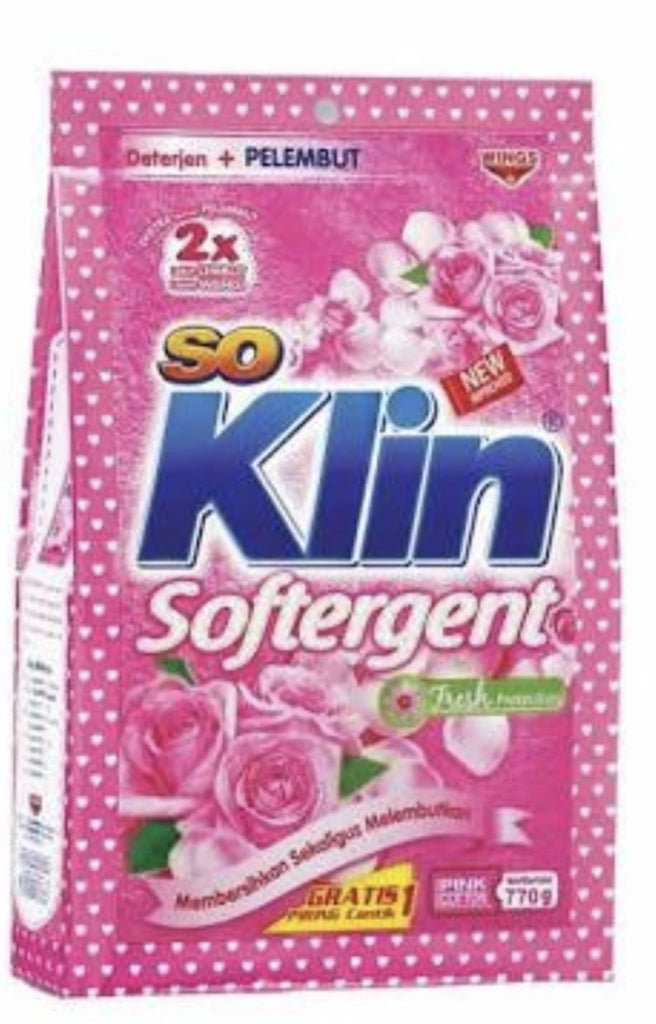 So Klin ROSY PINK POWDER Detergent 6 x 24 g (#13)