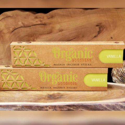 Organic Goodness Marsala Incense Sticks Vanilla 15g
