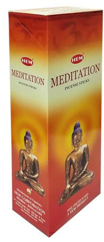 Incense HEM Brand Incense sticks MEDITATION 8 sticks SQUARE