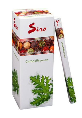 Incense Siro Brand Incense Sticks  CITRONELLA 8 sticks per pack SQUARE