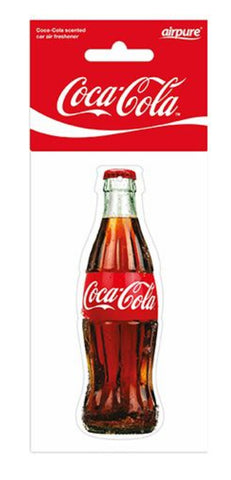 Car air freshener, CocaCola scented, original glass bottle shaped