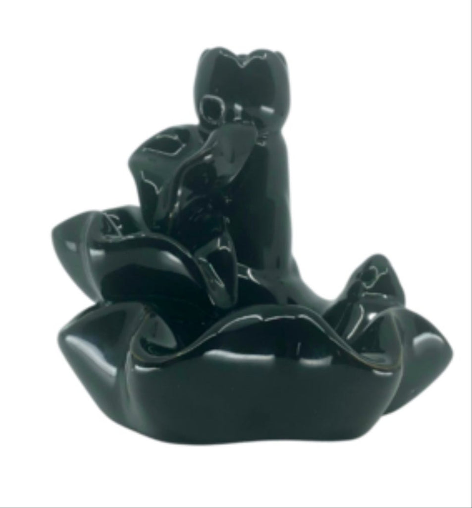 BACKFLOW incense burner/holder Ceramic,  Waterfall A approx cm x cm