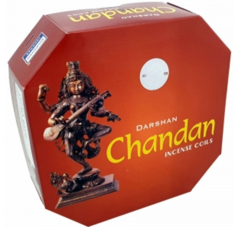 24 hour Darshan brand CHANDAN incense coils