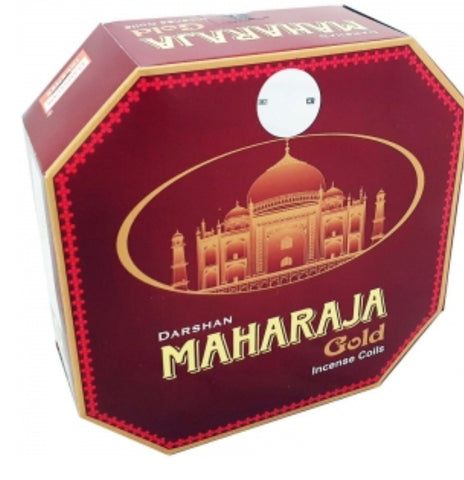 24 hour Darshan brand MAHARAJA GOLD  incense coils