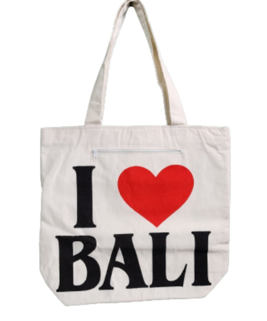 Bag, fabric I ♥️ BALI approx 42 x 33 cm