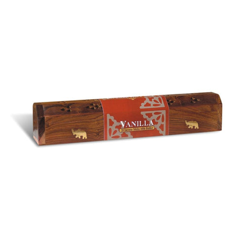Tulasi boxed Incense holder VANILLA with 20 incense sticks