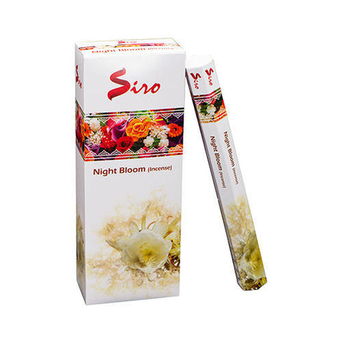 Incense Siro Brand Incense Sticks Night Bloom 6 BOXES x 20 sticks per pack Hexagonal