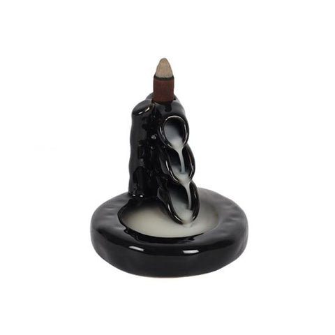 BACKFLOW incense burner/holder Ceramic, waterfall 13.5 x 10 cm  (#2)